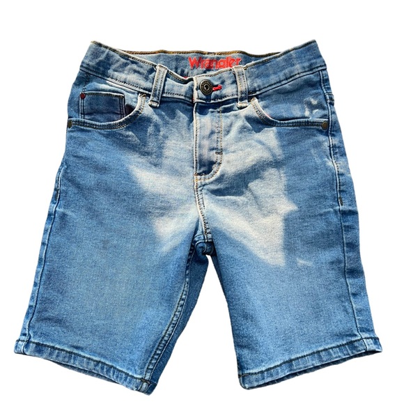 Wrangler denim jean shorts size 8 regular boys - Picture 1 of 7
